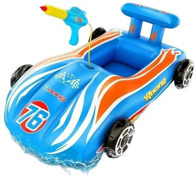 Galleggianti per Auto da Piscina - Gonfiabile per Piscina da Nuoto | Salvagente a Forma di Cartone Animato | per Bambini Ragazzi Ragazze Compleanno Laghetto Giardino Campeggio