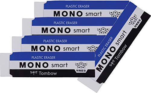 Tombow ET-ST MONO Smart Radierer, fein, 9 g (5er Eco Pack)