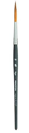Princeton Aqua Elite, Serie 4850, synthetischer Kolinsky Aquarellpinsel, Rigger, 10