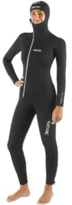 SEAC Club Lady 7.0, Neoprenanzug mit integrierter Kapuze, hergestellt aus 7 mm dickem Neopren und mit Powertex Verstärkungen