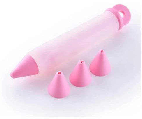 Dispensadores de glaseado, gel de sílice comestible, boquillas para manga pastelera de PP, bolígrafo para escribir alimentos, herramientas de decoración de Chocolate, puntas para tuberías