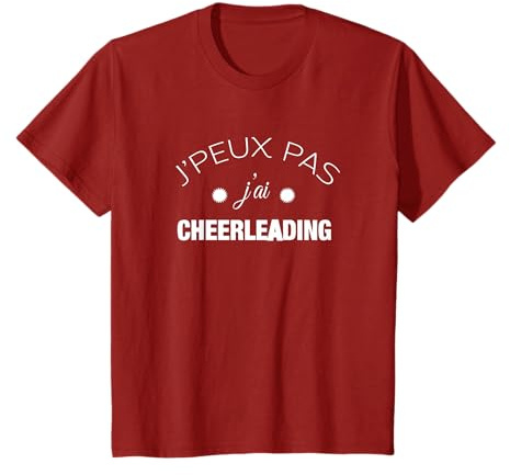 cadeau parfait  j'peux pas j'ai cheerleading  - cheer team T-Shirt