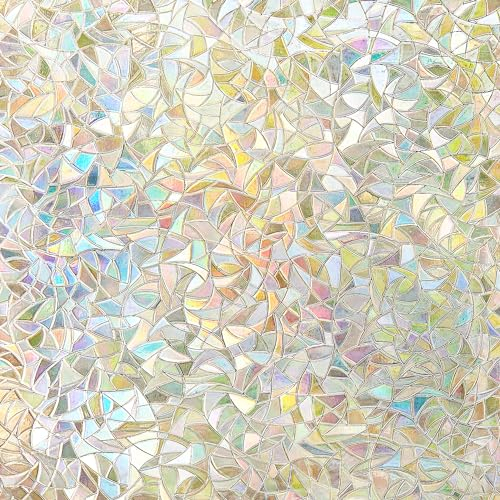 NINETREX Sichtschutzfolie, getönte Fensterfolie, elektrostatische Selbstklebende Dekorfolie, UV-Schutz, geeignet für Küchen, Wohnzimmer und Schlafzimmer (44.5 * 200cm)