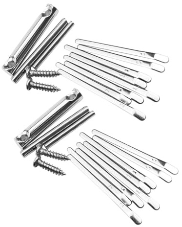 BESTonZON Kleiner Daumenklavier 8 Tasten Tragbare Kalimba aus Metall Leicht und Sicher Klarer Klang 2 Satz für Anfänger und Kinder