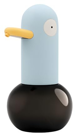 Dispenser Automatico Di Sapone Schiumoso, Adorabile Papera, Dispenser Di Sapone Senza Contatto Ricaricabile Per Bagno E Cucina, Dispenser Di Sapone in Schiuma Senza Contatto (Bleu)