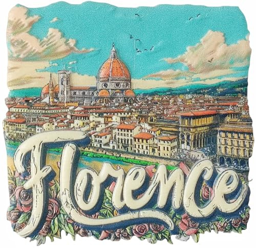 Kühlschrankmagnet Florenz Toskana Italien Reise Souvenir Kühlschrank Dekoration Magnet 3D Aufkleber Handwerk