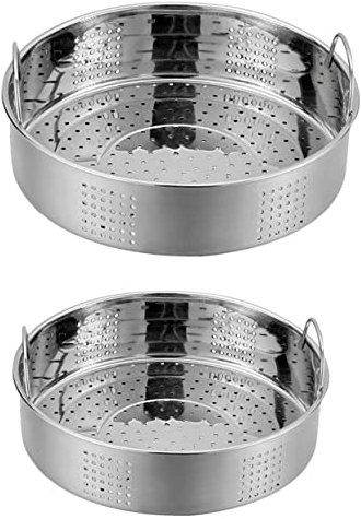 COLLBATH 2stücke Dampfkorb Aus Für Topf Dämpfeinsatz Für Lebensmittel Dampferkorb Mit Griffdesign Geeignet Für Knödel Und Gedämpfte Brötchen Robust Und Langlebig Im Gebrauch
