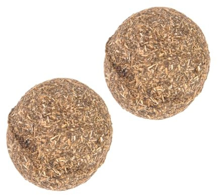 Happyyami 2stücke Katzenminze-Ball Spielzeug Für Haustiere Natur Katzenminze-bälle Katzenkauspielzeug Für Kätzchen Essbare Zum Kauen