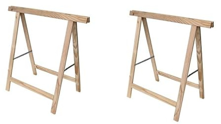 Fixkraft - Holzklappbock stabil 750 mm für vielseitige Anwendungen: Robuster Arbeitsbock & Tapezierbock, platzsparend klappbar, 75x76x4 cm, ideal für Werkstatt & Heimwerkerprojekte (2)