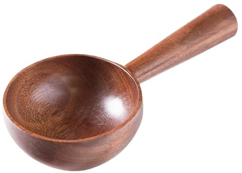 Cuchara de madera para cocinar, cucharas de madera agitadas, cucharas de servir naturales, cuchara de madera grande | Paleta de madera para mezclar, remover, hornear, cocinar, servir, preparar cocina