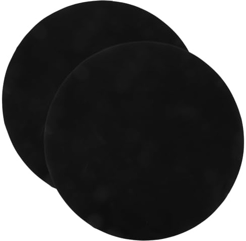 Gadpiparty Tapis De Barbecue Rond Antiadhésif 40 Cm Noir, Lot De 2 – Tapis De Cuisson Grill Extérieur Réutilisables, Protection Surface Cuisson, Résistant PTFE pour Jardin, Camping Et Grillades
