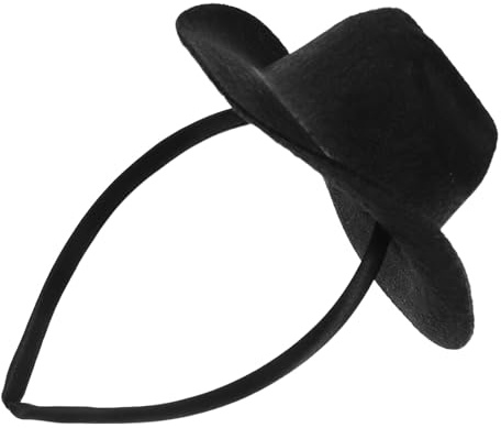 LRXIYODE Tillbehör med 1920-talstema mössa haloween kostym halloween tillbehör clip-on mini hatt pannband event hatt pannband flapper pannbandshatt lady fascinator Black
