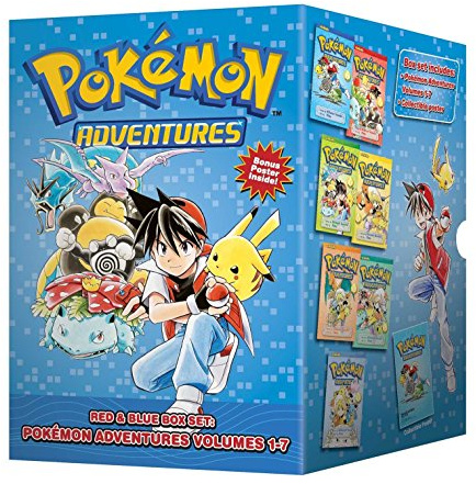 Pokémon Adventures (7 Volume Set - Reads R to L (Japanese Style) for all ages)
