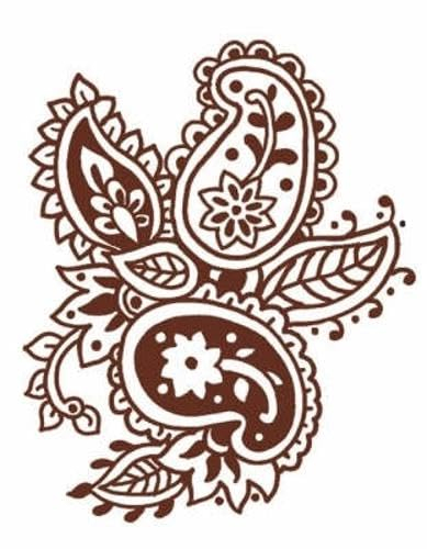 Henna Paisley Tattoos (Dover Tattoos)