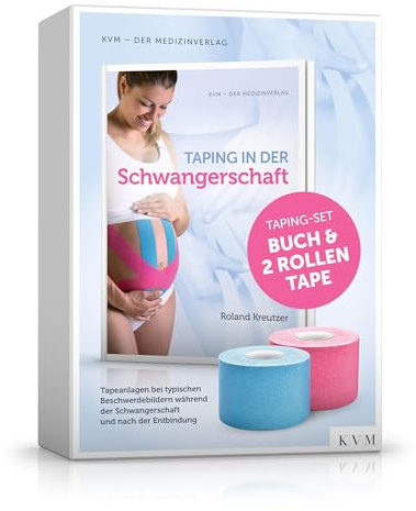 Taping in der Schwangerschaft: Set Buch plus 2 Rollen Tape