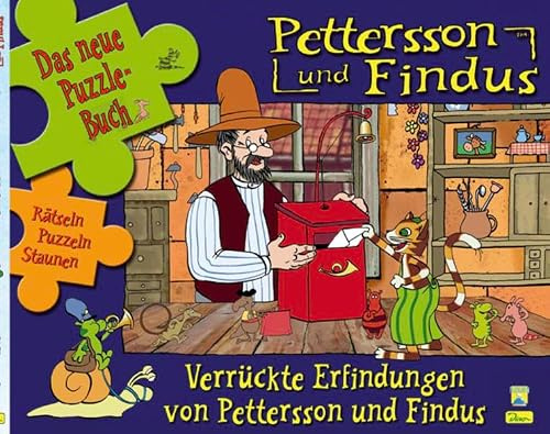 Petterson und Findus Puzzlebuch: Pettersson und Findus, Puzzlebuch, Band 2, Verrückte Erfindungen von Petterson und Findus: Verrückte Erfindungen von Pettersson und Findus