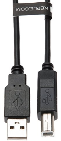 Keple | 3m USB Kabel Kompatibel mit EPSON Workforce Pro WF-5620 / 5620DWF / 2510WF / 2630 / 2630WF / 2750DWF - Drucker Scanner Kopierer
