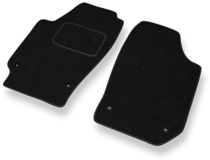 Mossa Fußmatten Auto passend für Seat Ibiza III 2002-2008 2 STK. schwarz S | Hatchback