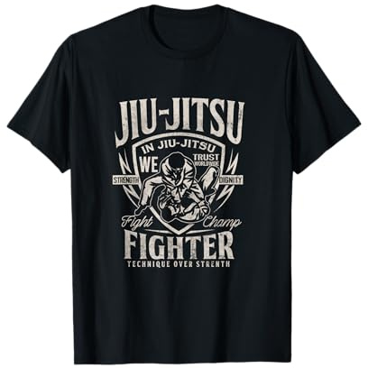 Jiu Jitsu MMA BJJ T Shirt grappling martial artist gift Maglietta
