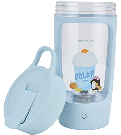 Acouto Shaker électrique, 650 Ml Shaker électrique Rechargeable par USB Capacité de 650 Ml Mixer Cup Portable USB C Rechargeable Protein Shake Mixer pour Protéines en Poudre Céréales Soja Lait Café