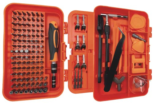 MAKA Kit Riparazione Smartphone Cacciaviti Precisione Set Professionale Torx T5 T6 T8 T9 T10 T20 Smontaggio Tablet Pc Portatile Occhiali Video Giochi Orologi per Tutti i Dispositivi (Set 139 in 1)