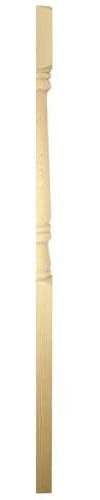 Jackson Woodturners Pine Complete Newel Post 1430mm x 90mm Half (No Cap)