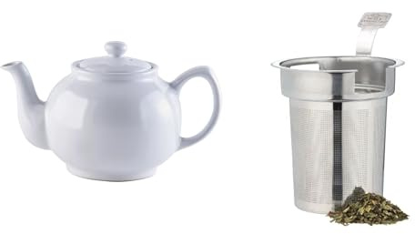 Price & Kensington 6 Cup Teapot and Filter Set White 1100ml