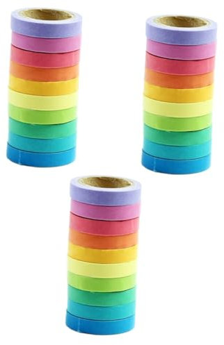 Housoutil 30 Stk Washi-klebepapier Düsenspitzen Für Klebepistolen Chinesische Süßigkeitengerichte Regenbogenklebepapier Wolken Für Die Decke Ganzes Volumen Band