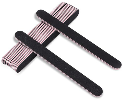 XiangSKY 18 PCs Nail Files Emery Boards 100/180 Grit Emery Boards for Natural Nails, Nail Styling Tools, Pet Grooming Tools for Home and Salon Use