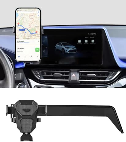 KEPHTH Car Phone Holder for Toyota CHR/CH-R Accessories 2019-2023 2020 2021 2022 Mount Cell Phone Holder for 2023 CHR Fit for Most Smartphones, 8Inch Screen Only