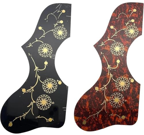 Linkshänder-Akustikgitarren-Schlagbrett Für Akustikgitarren-Schlagbrett-Ersatzteile Kunststoff-Gitarrenschutz(2 pcs-2)