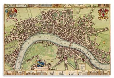Vintage-Weltkarten-Poster aus dem 17. Jahrhundert, London, Leinwand-Kunstdrucke, Poster, Foto, Gemälde, Poster, Raumdekoration, 50 x 75 cm