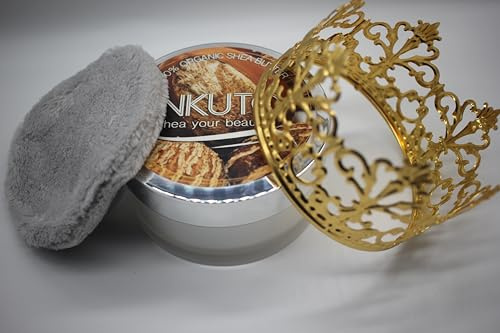 Nkuto 100 % organische rohe & unraffinierte Ghana-Sheabutter, 1,8 kg