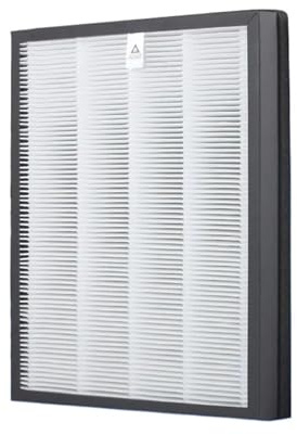 Filtro Hepa H13 y filtro compuesto de filtro de carbono, Compatible con Delonghi, piezas de purificador de aire AC230 for filtrar el olor a polvo 365 * 258 * 25mm
