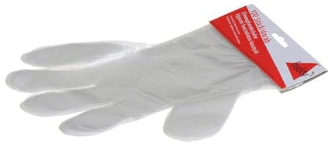 VEPATIM 400 guanti da serbatoio monouso in HDPE bloccati universali