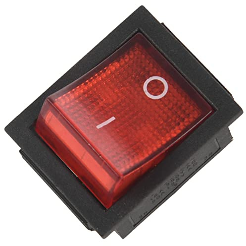 Asyduey 1 x basculeur/interrupteur à bascule ON/OFF 4 broches 15A/250V 20A/125V AC 28x22mm