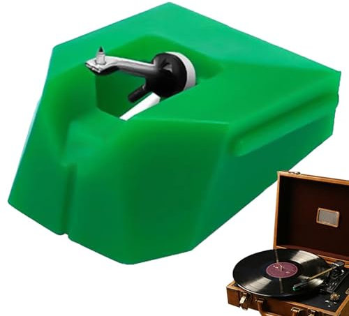 Byte av tecknöt nål, ersättningsnål för skivspelare Oval Tip Audio Needle