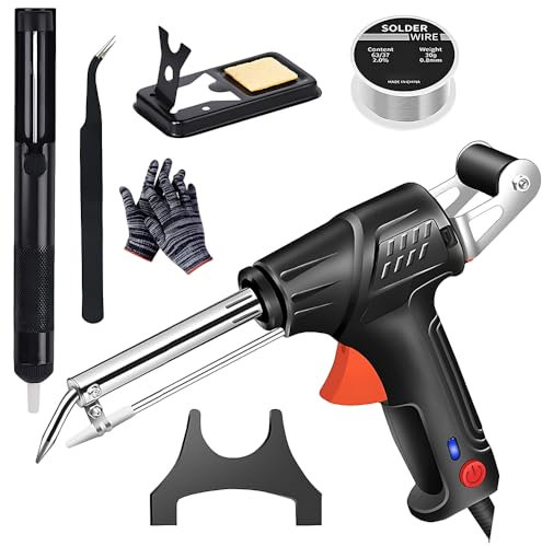 NAVESO Internally Beheizten Industriellen Schweißgerät, Laserschweißwerkzeuge, Laserschweißpistole, Multifunktions Handheld Automatischer Lötkolben Lötpistolen Set, Laser Schweißgerät für Metall Zinn