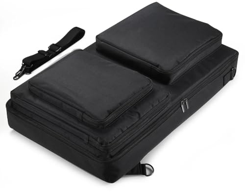 Juqoyue DJ-Controller-Umhängetasche für Pioneer -SR2 / - Tragetasche Aufbewahrungsrucksack Stoßfester, Verdickter Schutz