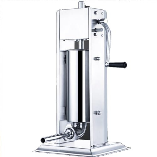 GTHTUHFD Wurstfüller, Wurstmaschine, Vertikaler Wurstfüller Aus Edelstahl 304 Mit Zwei Geschwindigkeiten, 2 L/3 L/5 L/7 L/10 L/15 L Wurstfüllmaschine,7L