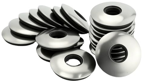 20 Pièces Rondelle Neoprene,Rondelles d'étanchéité EPDM en Acier Inoxydable M8 x 22 mm,Rondelles Metal avec Joint Caoutchouc,pour vis Autotaraudeuses