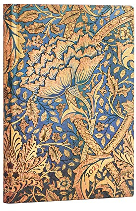 Morris Windrush (William Morris) Midi 12-month Dayplanner 2024