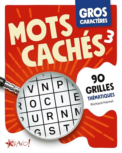 Mots cachés 3: 90 grilles thématiques