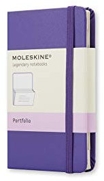 Moleskine Portfolio Notizen-Organizer (X-Small, Fester Einband) violett