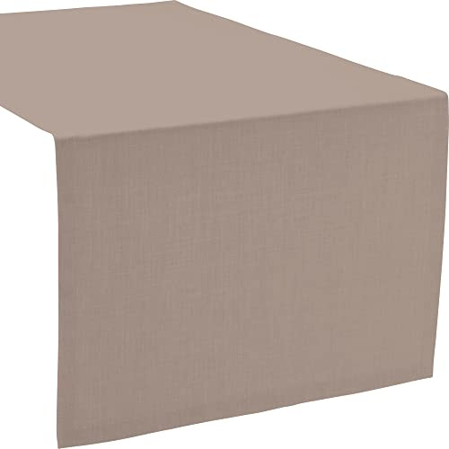 Sander Tischläufer Loft fleckabweisend taupe Größe 40x100 cm