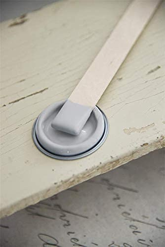 Jeanne d'Arc Living Vintage Paint Kreidefarbe 100 ml/3,4oz Chalk Kalkfarbe JDL 100% natürliche Möbelfarbe - einfache Handhabung - (Soft Grey)