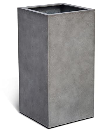 ESCHBACH® Pflanzkübel HIGH Cube 70 Beton Grau Quadratisch * 35 x 35 x 70 cm * 10 Jahre Garantie