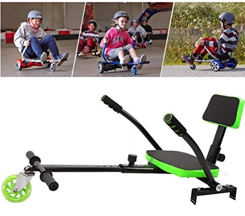 RONGJJ Hoverboard, Racer Hoverkart Asiento Suspendido para Hoverboards Scooter Ajustable Autoequilibrado para Adaptarse A Hoverboard De 6,5 8 10 Pulgadas