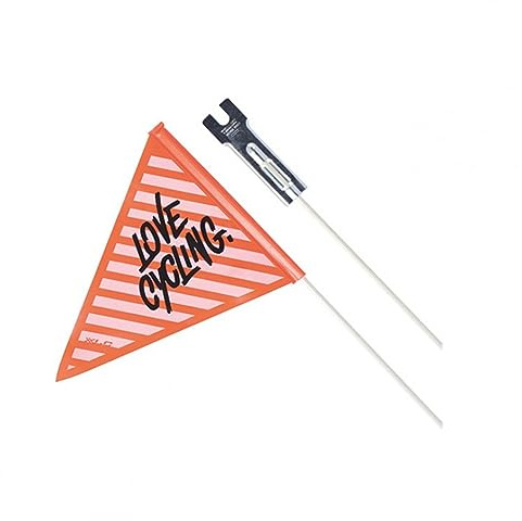 XLC SF-C01 Sicherheitswimpel (zweiteilig | schwarz/orange)