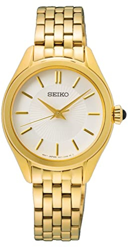 Seiko Damen-Uhr Quarz Edelstahl mit Edelstahlband SUR538P1
